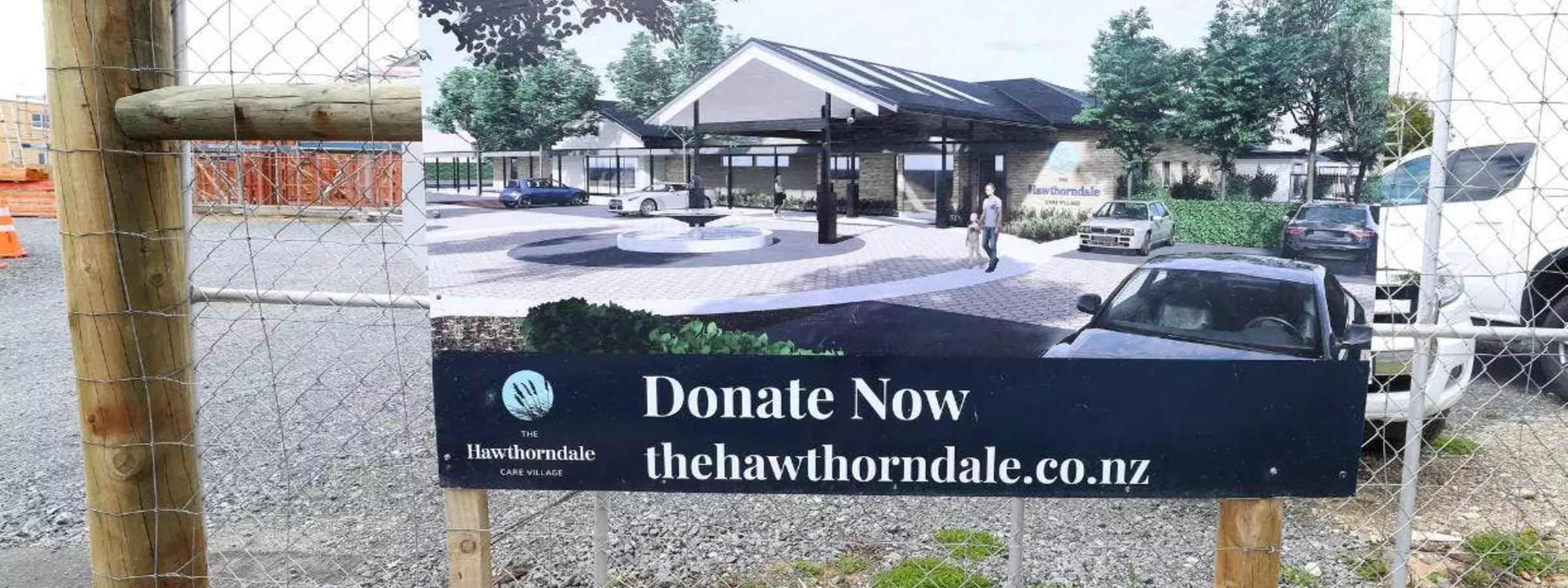 A peek at what the Hawthorndale Care Village will look like from the Tay St entrance in Invercargill