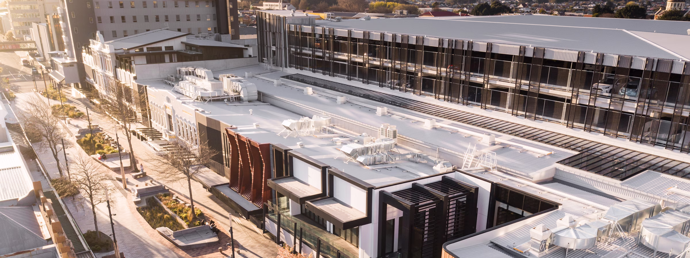 Invercargill Central Business District Constructed by Amagamated Builders Limited ABL