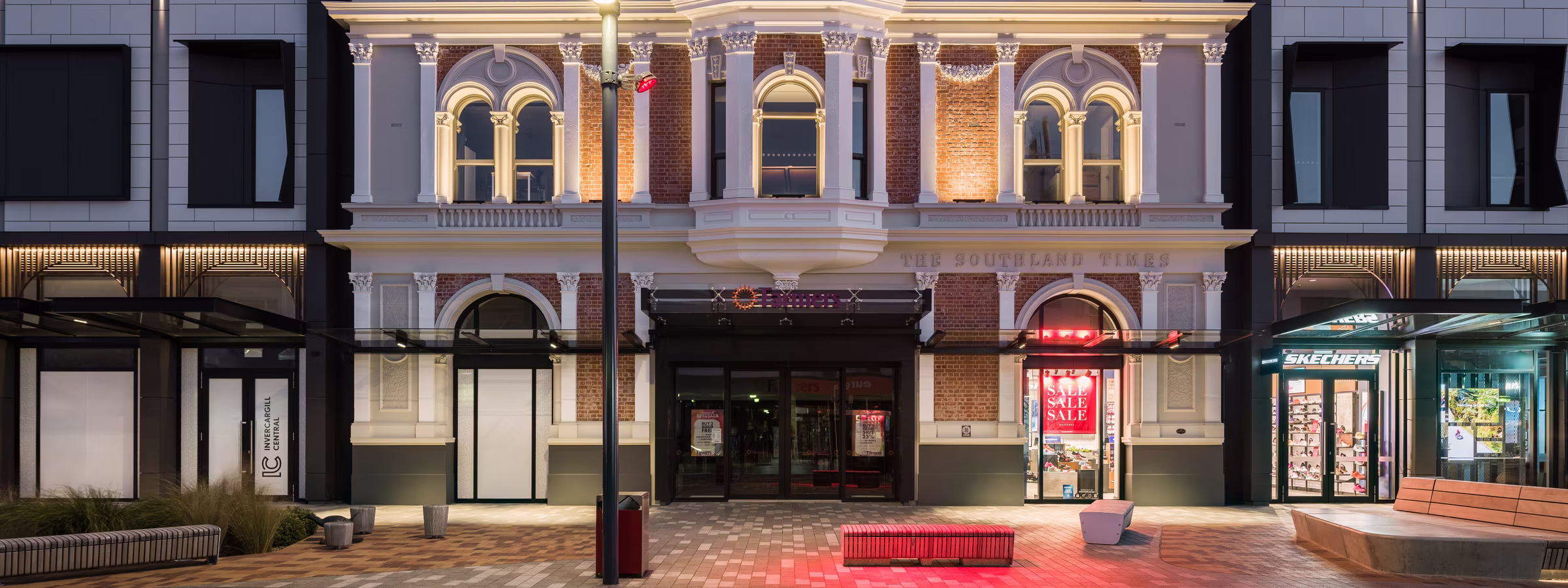 Invercargill Central Business District Constructed by Amagamated Builders Limited ABL