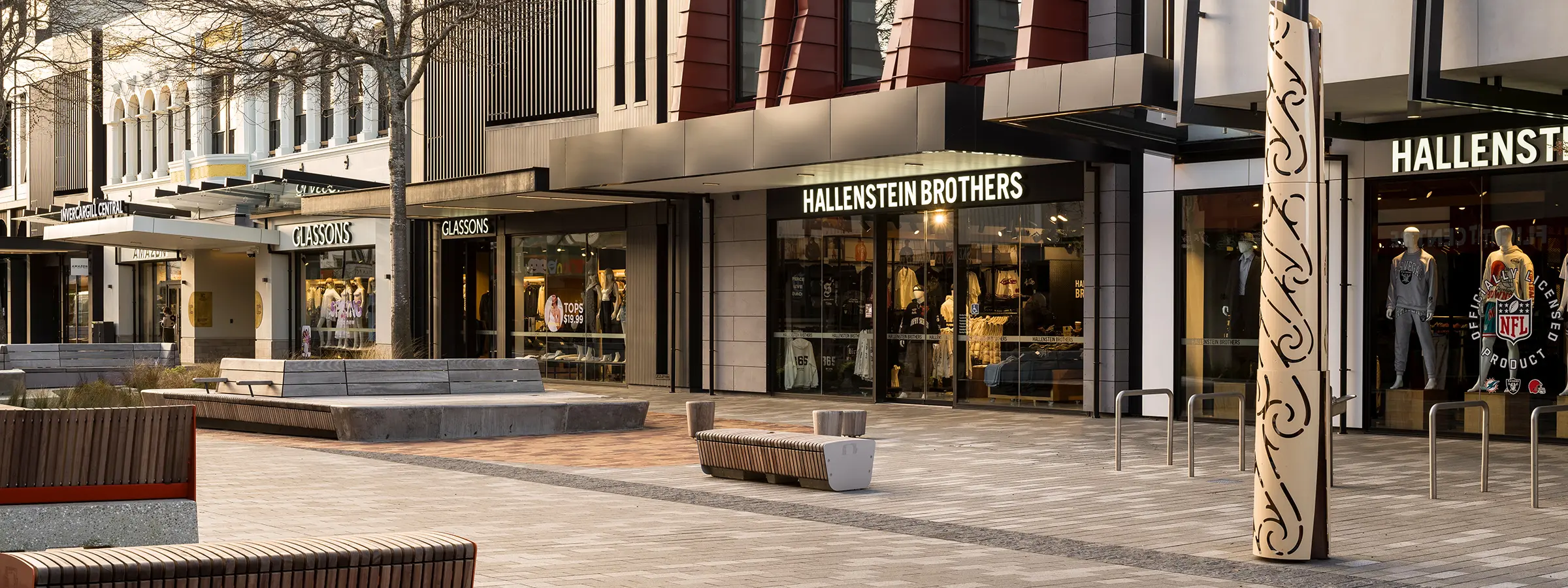 Invercargill Central Business District Constructed by Amagamated Builders Limited ABL