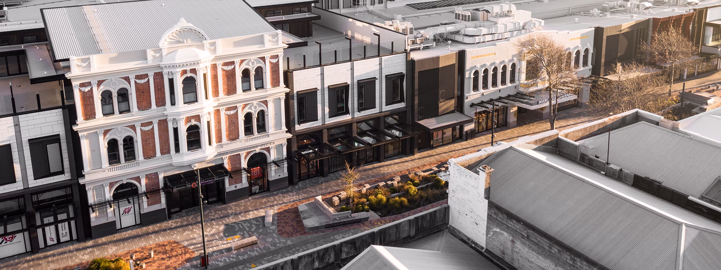 Invercargill Central Business District Constructed by Amagamated Builders Limited ABL