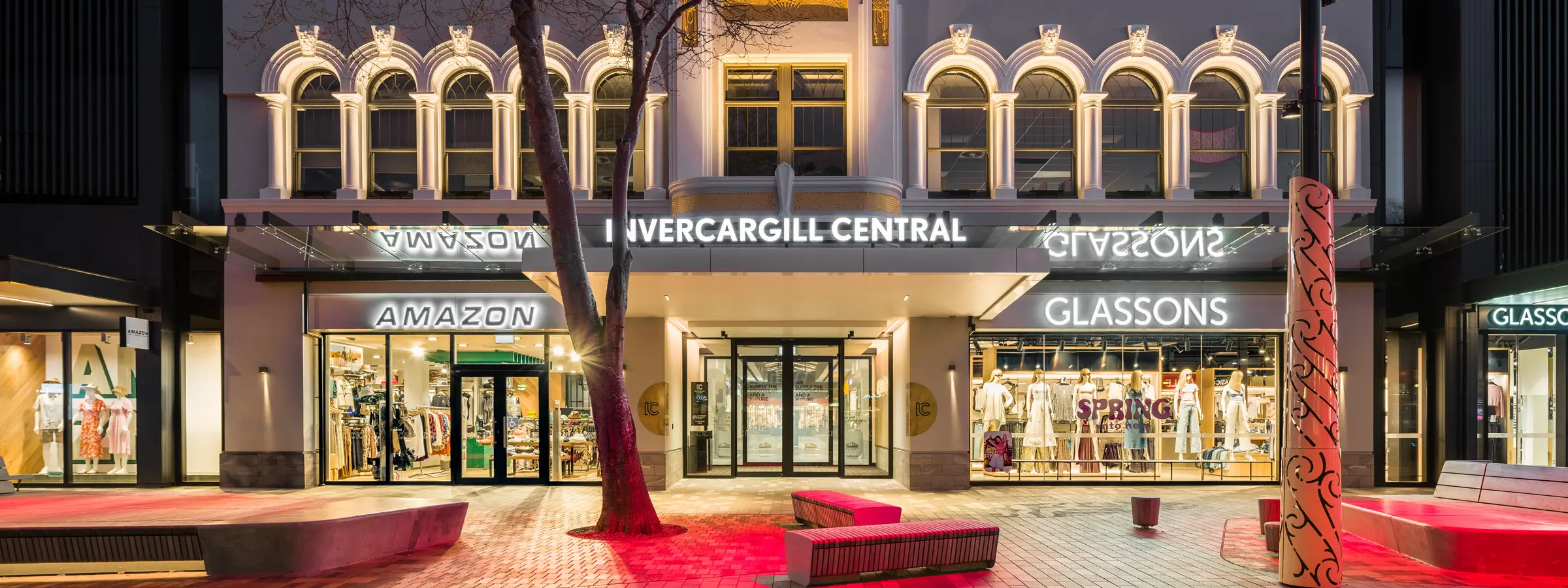 Invercargill Central Business District Constructed by Amagamated Builders Limited ABL