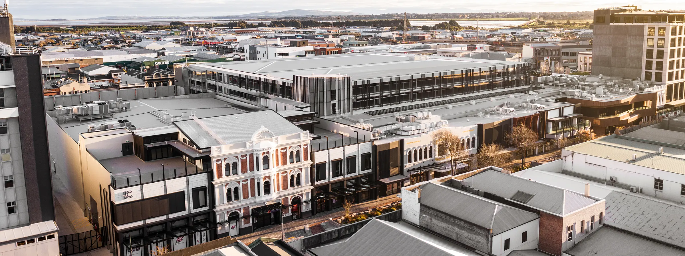Invercargill Central Business District Constructed by Amagamated Builders Limited ABL