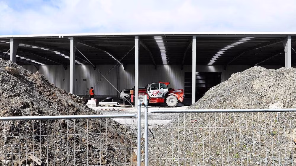 The Bunnings Trade Centre construction site on Victoria Ave, Invercargill.