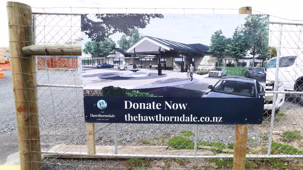 A peek at what the Hawthorndale Care Village will look like from the Tay St entrance in Invercargill