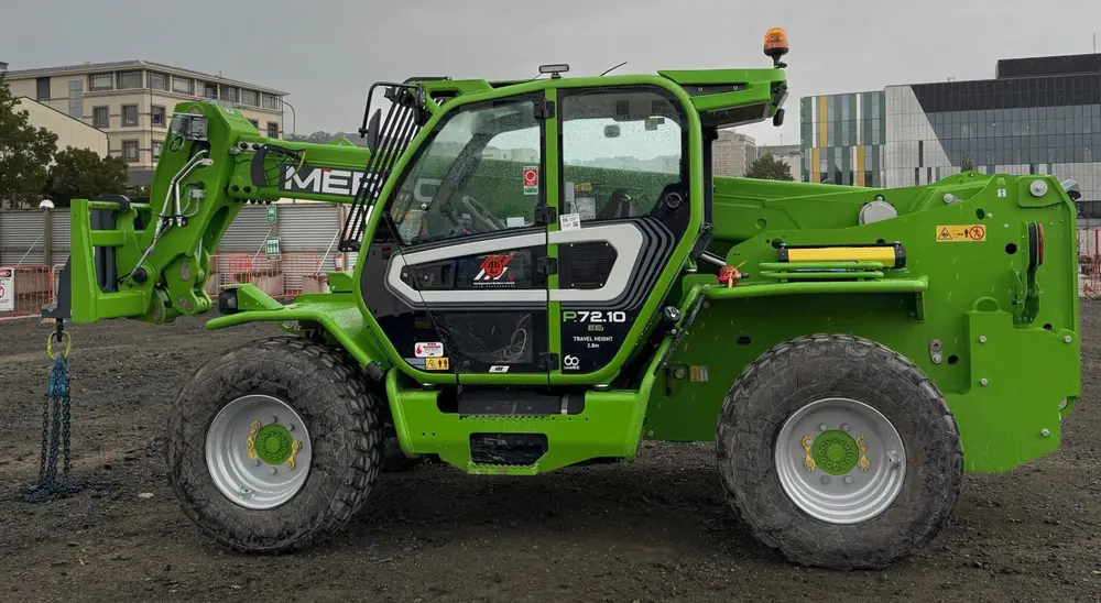 ABL's New Merlo Telehandler for the Dunedin Hospital Project
