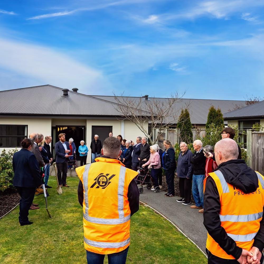 Radius Villas External Sod turning
