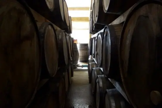 American Oak Barrels at Cardrona Distillery
